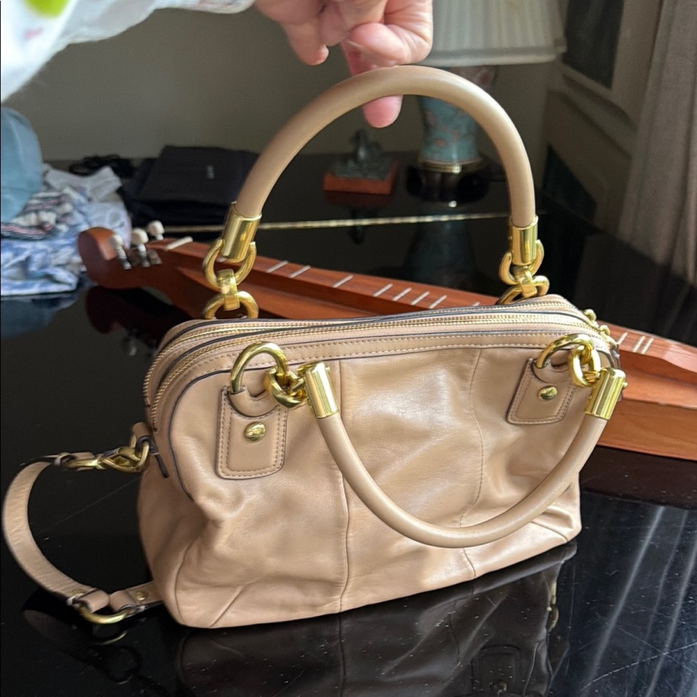 Coach Vintage Leather Satchel Bag in Caramel - Picture 4 of 16